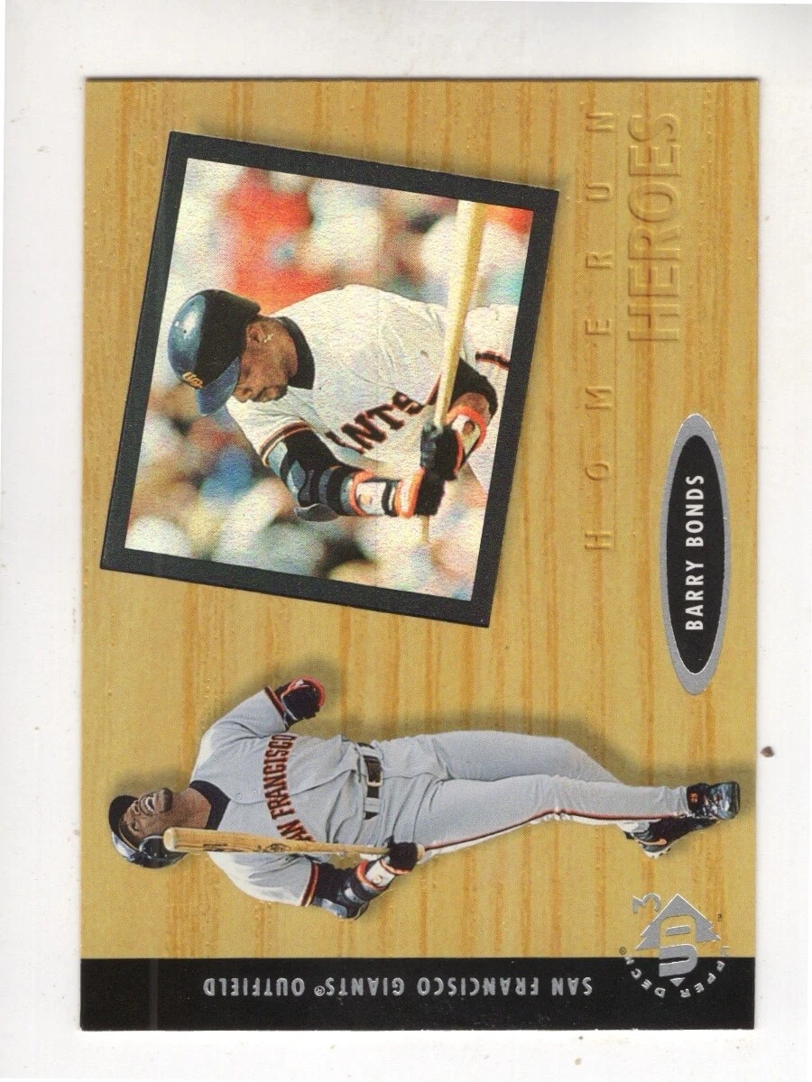 1997 Upper Deck UD3 BARRY BONDS “Homerun Heroes” HOLO #9