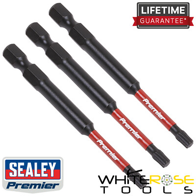 Sealey Elektrowerkzeug-Bits Premier TRX-Star* T20 Impact 75 mm 3-tlg Bohrschrauber