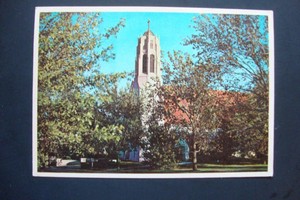 chapel nebraska dowd postcard 1956 father memorial town boys