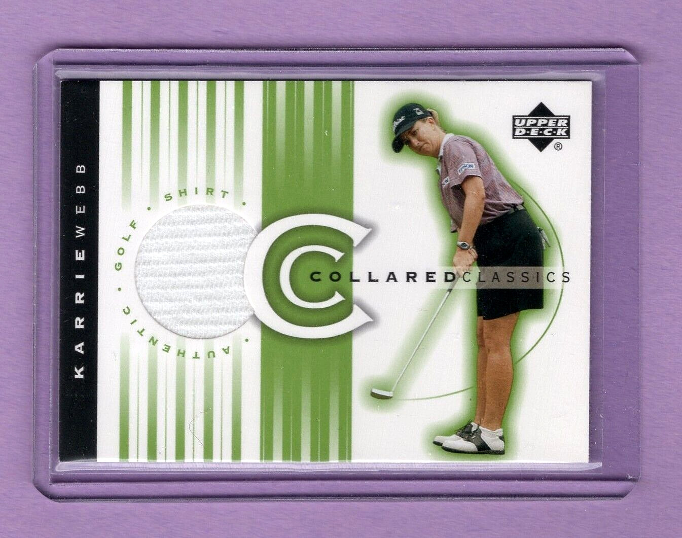 Karie Webb 2003 Upper Deck Collared Classics - Golf Shirt *Free Shipping