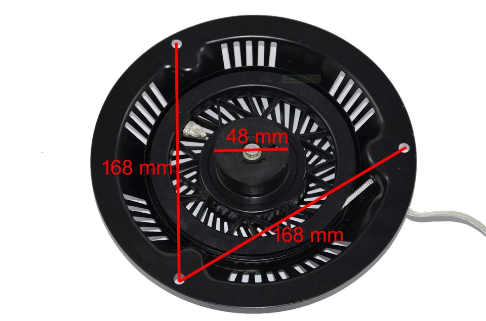 démarreur à recul pour Florabest L 446 S / BR510SH / Daye DG600 Asgatec tondeuse - Photo 2/3