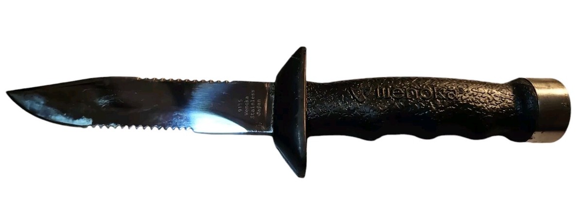 Wenoka 9115 Vintage Stainless Steel Diving Dive Scuba Knife Japan