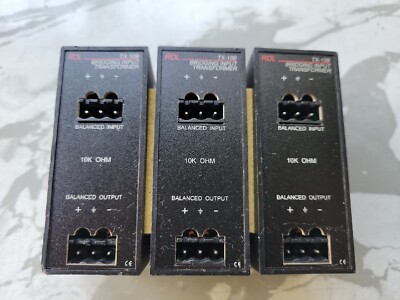 Lot Of 3 RDL TX-10B Bridging Input Transformer