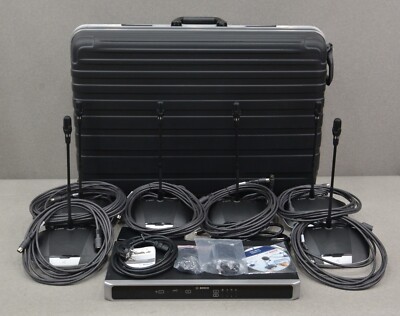 Bosch CCS 1000D Control Unit W/ 6 CCSD-DS Short Stem Microphone