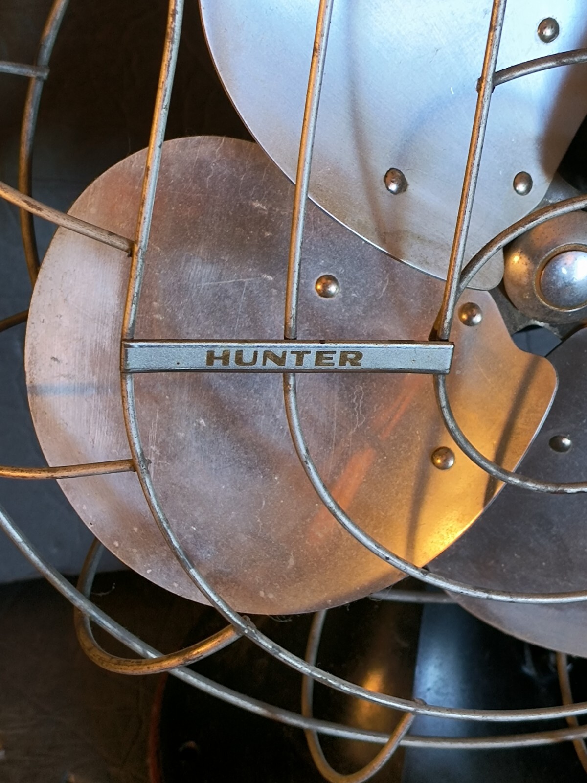 1930s Hunter Zephair Art Deco Industrial Oscillating Fan Steampunk Pre