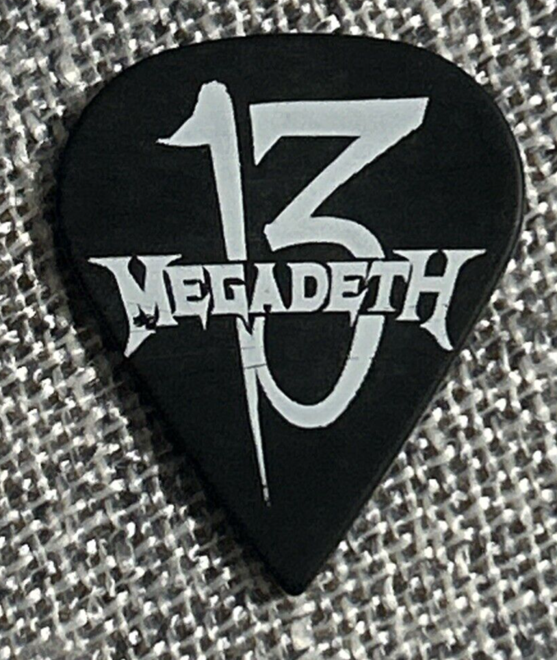 Megadeth Chris Broderick Vintage Guitar Pick  2012 Thirteen 13 Tour