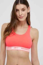 REEBOK Women's Seamless Ribbed Crop Top Red Ladies Size Large 42 NEW