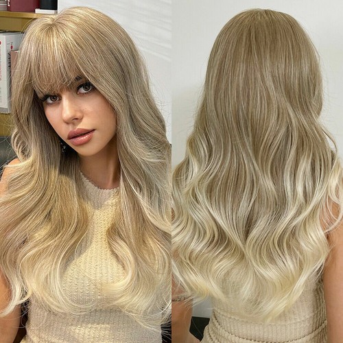 blonde wavy wigs