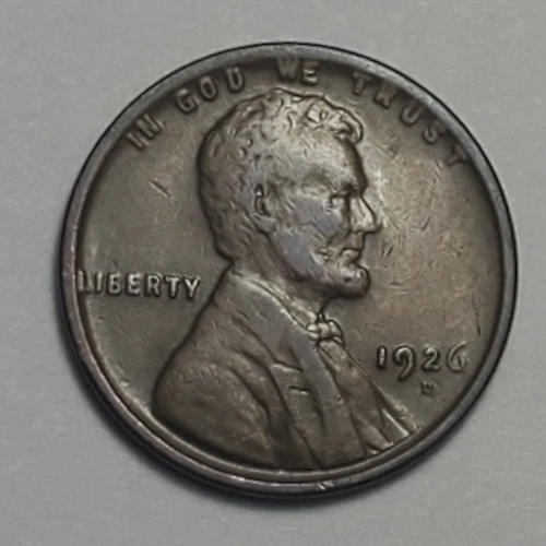 #5 Extremely Fine Low Mintage 1926 D Lincoln Wheat Cent