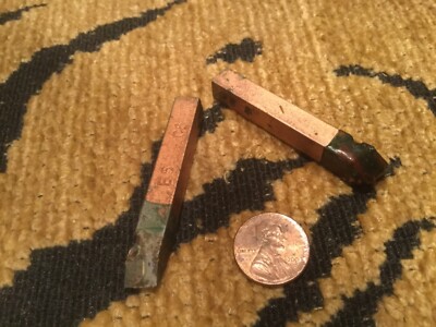 2 carbide tipped manual  lathe metal cutting bits boring 5/16 x 5/16 x 2 1/4 C6