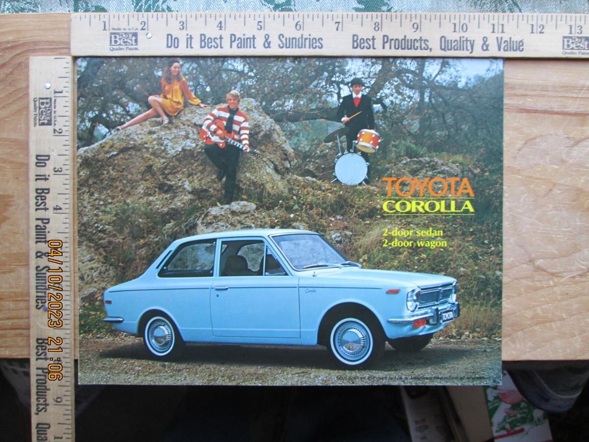 Toyota Corolla 2 door sedan 2 door wagon sales brochure | eBay