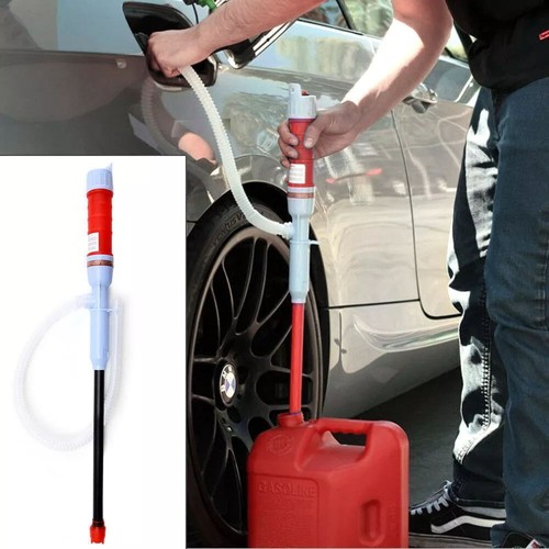 Battery Powered Siphon Pump Multi-Use Fuel Transfer Pump Kit Siphon ...