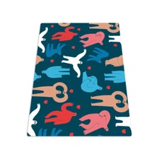 Mat Pad under the Office Chair Desk Carpet Protector Human love 140x100