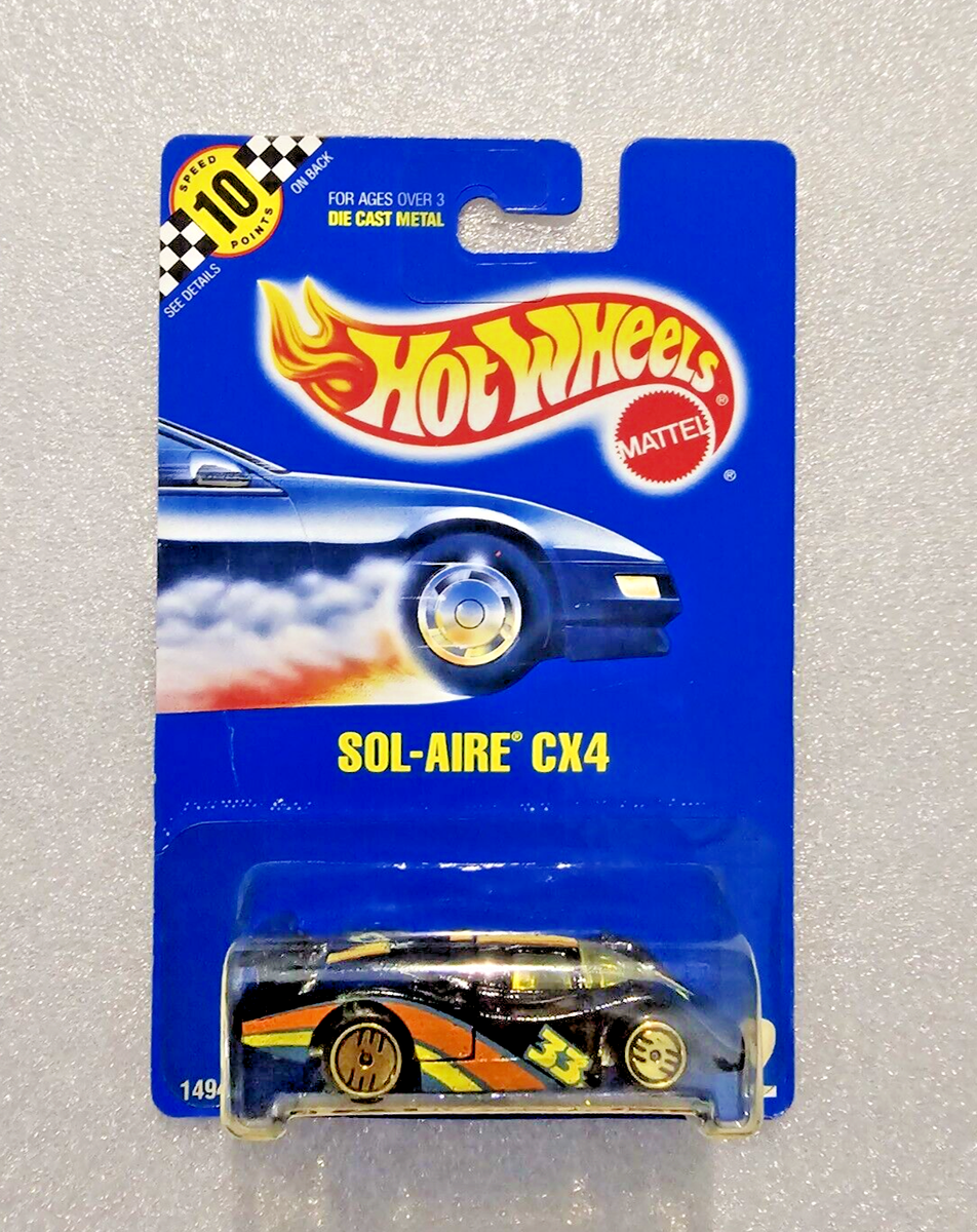 Hot Wheels Vintage Sol-Aire CX4 #2 Gold Ultra Hot Wheels