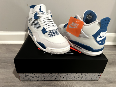 Air Jordan 4 Retro 'Military Industrial Blue' FV5029-141 Size 13