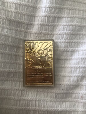 Jiggly puff Pokmon Vintage 24k Gold Trading Card 1999 Jiggly puff Pokmon Vintage 24k Gold Trading Card 1999