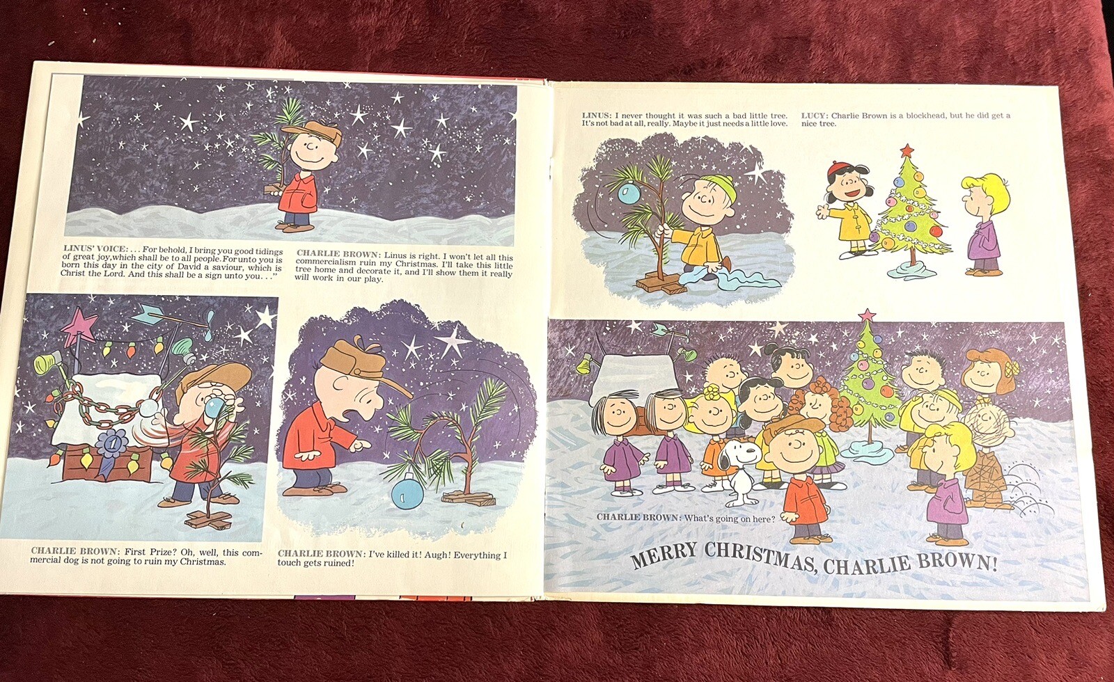 A Charlie Brown Christmas Vinyl LP Story & Record. W/ 12 Pg Booklet