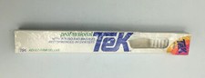 1975 Playtex Tek Adult Firm Deluxe Toothbrush White New and Sealed Rare 
