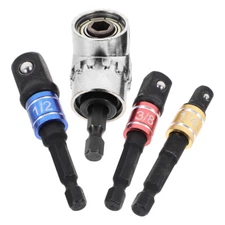 1 Set Right Angle Drill Attachment Socket Drill Adapter Impact Drill Adapter