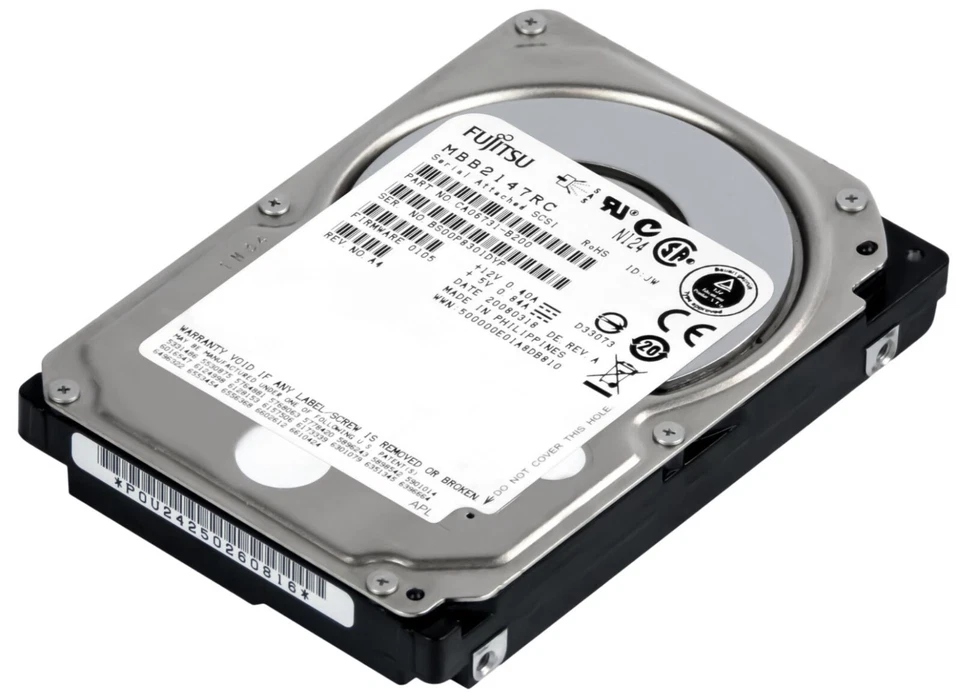 Fujitsu MBB2147RC 147GB SAS 10000 RPM 16MB Cache 2.5" - Image 2 of 3