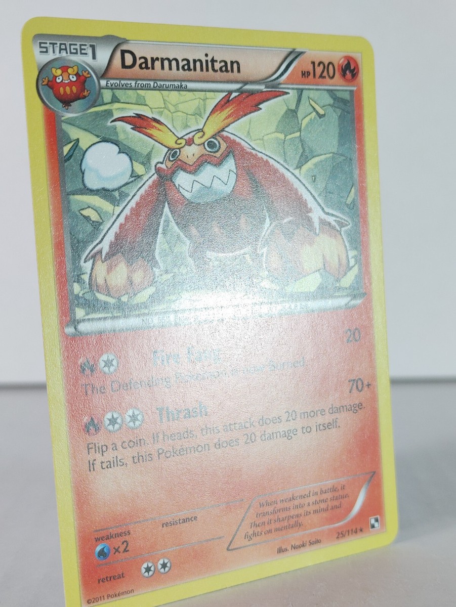 Darmanitan - Rare - Black & White - 25/114 - Pokemon TCG - U Pick | eBay