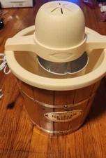 Electric Ice Cream Maker - Old Fashioned Soft Serve Ice Cream Machine Makes Froz