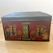 Vintage 1950's Sharp's Super Kreem Toffee Tin Sharps Kreemy Cottage Money Box