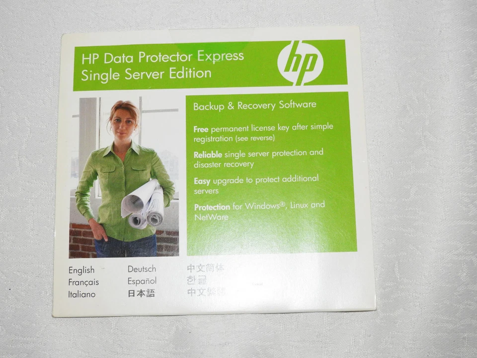 Protector de datos HP Express edición de servidor único - nuevo sellado raro v 4.0 Foto 2 de 4