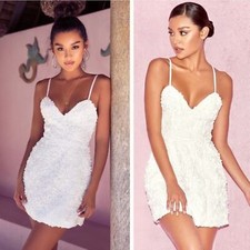 House of CB Desiree Floral Applique Mini Dress