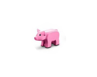 LEGO City - Ferkel - Figur Tier Schwein Pig Piglet Animal Bauernhof Farm 60346