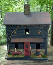 Farmhouse , Farmhouse Decor , Rustic Farmhouse , Lighted House , Fall Farmhouse