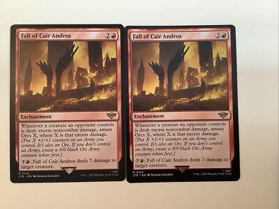 MTG LOTR: X2 Fall of Cair Andros (Enchantment) Regular Rare 0124