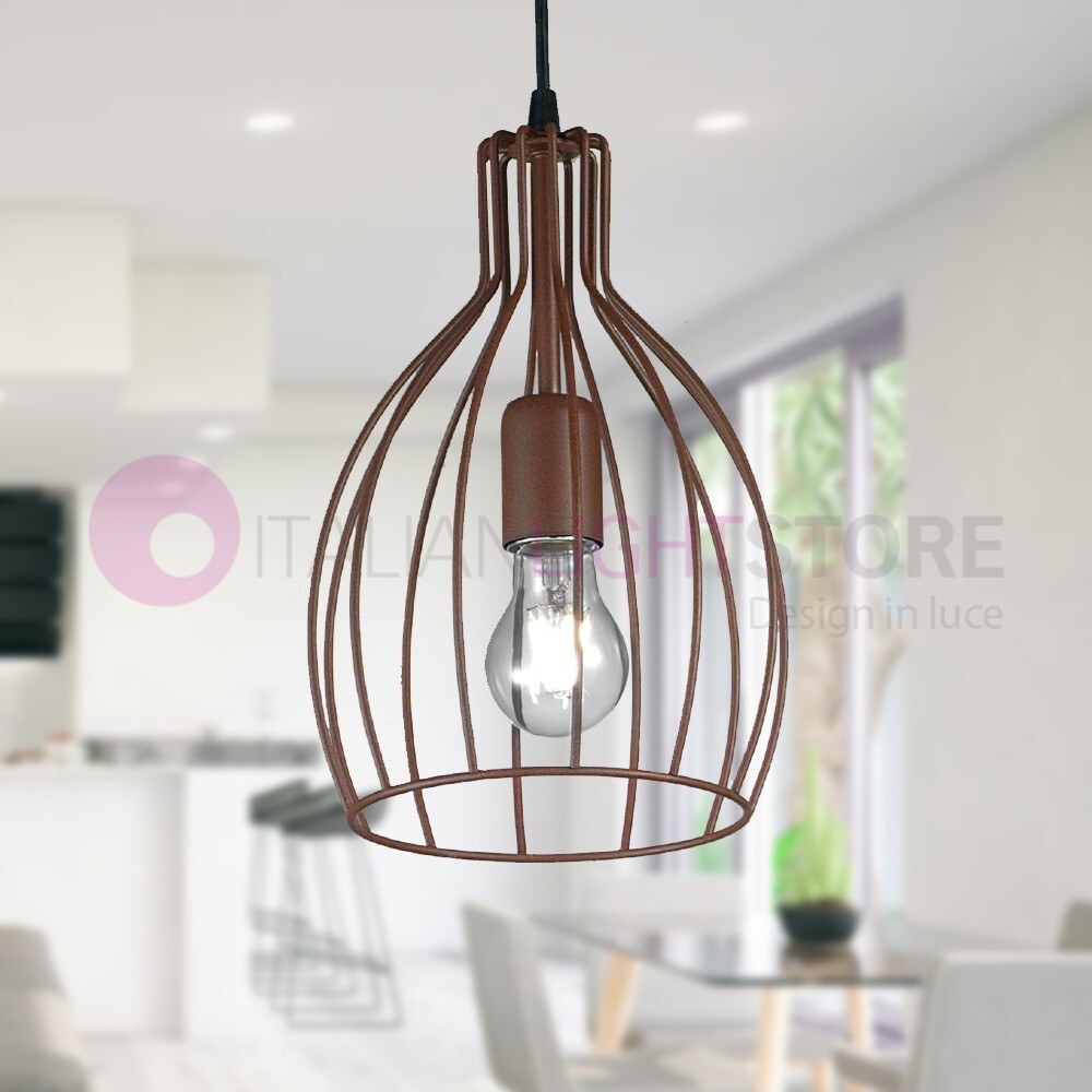 Offerta JAR CORTEN d.20 Mini Sospensione Metallo - Stile Retro E27