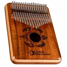 Mint Luna Honu Koa 17 Key Kalimba, Key of C