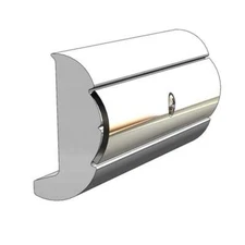 TACO V21-9502WH Boat Marine White 2’’ X 1’’ Rigid Vinyl Rub Rail Per Foot