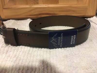 Stone Mountain Brown Belt Genuine Leather Size Large 38-40 New