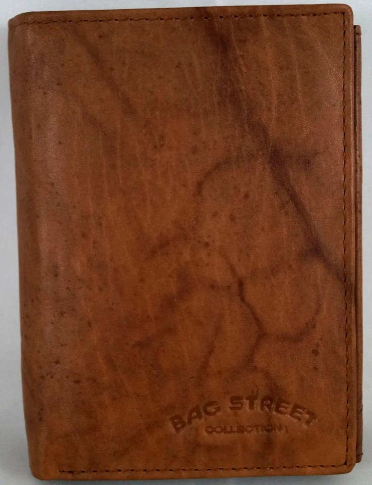 Geldbörse Portemonnaie Brieftasche Geldbeutel Echt Leder Braun Klassisch Weich - Bild 2 von 4