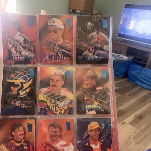 1995 VIP Presseausweis 16 Karten Lot verschiedene Nascar Rennkarten - Bild 1 von 5