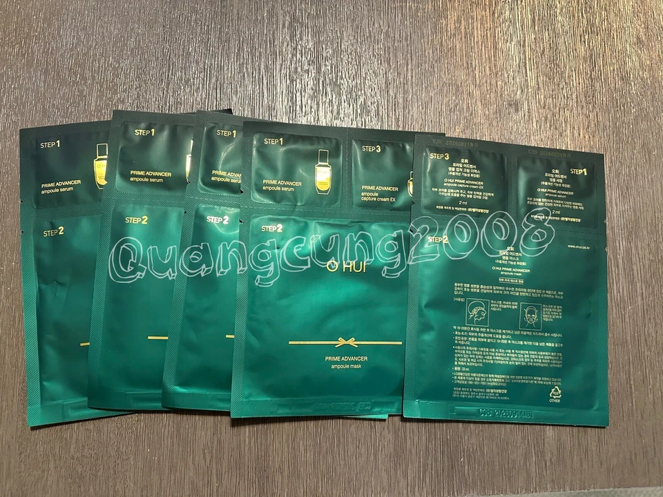 O HUI Prime Advancer Ampoule Mask 3-Step 5 Pcs Anti Wrinkle Moisture K-Beauty - Image 2 of 4