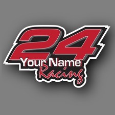 Race Car Number Vinyl Decal Sticker Set Kit Custom Made Race Car Number Vinyl Decal Sticker Set Kit Custom Made