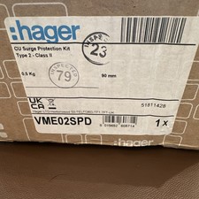Hager SPD Consumer Unit Surge Protection Device Kit Type 2 18th Edition VME02SPD