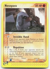 Ruby & Sapphire Nosepass 18/109 Moderately Played Pokemon R Tcg Card