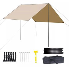300*300cm Camping Tent Folding Tent Anti-UV Awning For 8-12 People