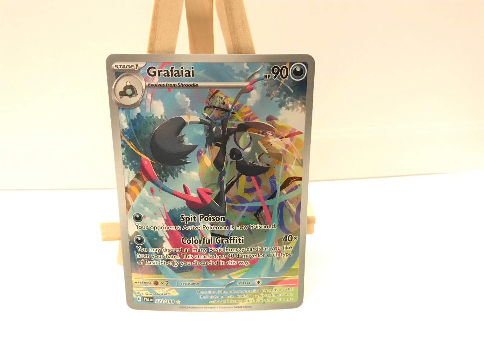 Grafaiai Illustration Rare SV02: Paldea Evolved 223/193 NM