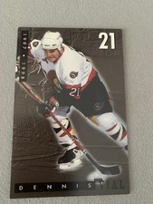 1997-98 Ottawa Senators NHL Hockey Team Issued Postcard - Dennis Vial