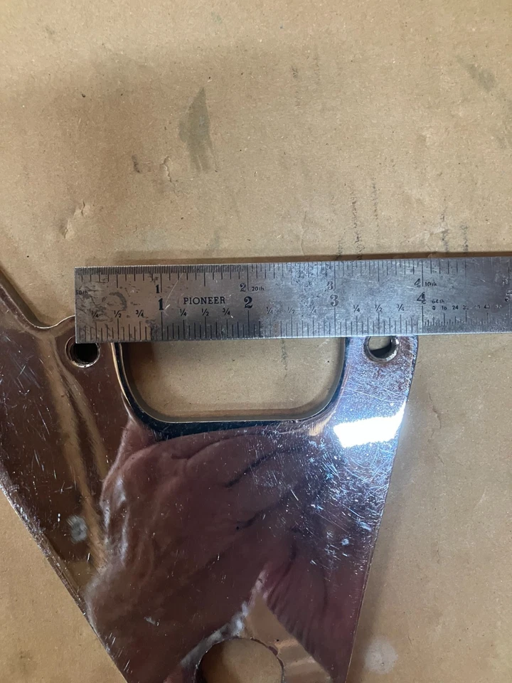 harley chopper motorcycle chrome caliper bracket - Bild 4 von 4