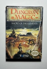 * Dungeon Magic Sword Of The Elements  (Nintendo NES) Complete CIB