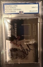 2018 Luka Doncic New Wave Jersey Jersey/ Auto Grade PSA 9 RC 🔥🔥🔥