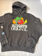 adidas UK Always Fresh Always Original Graphic Hoodie Black Pullover Men s small