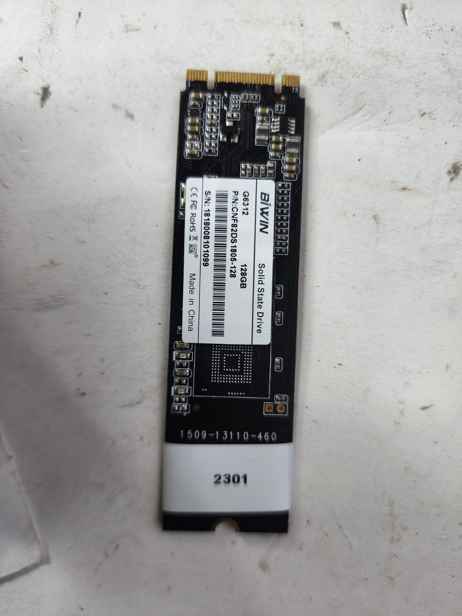 BIWIN 128GB M.2 SATA SSD (B+M Key) – Tested, Excellent Condition